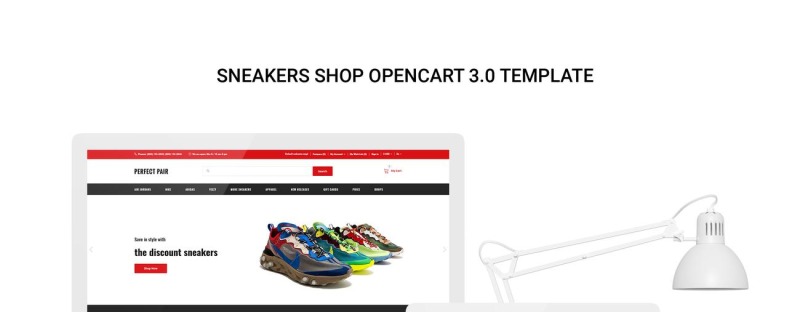 Perfect Pair - Sneakers Shop OpenCart Template - Features Image 1