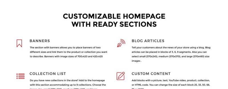 Första hjälpen - Medicinsk Shopify-tema - Features Image 7