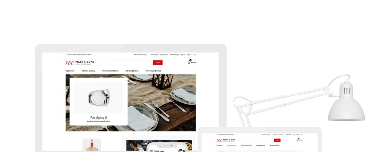 Plate & Cups - Food and Restaurant Simple Clean Bootstrap OpenCart Template - Features Image 1
