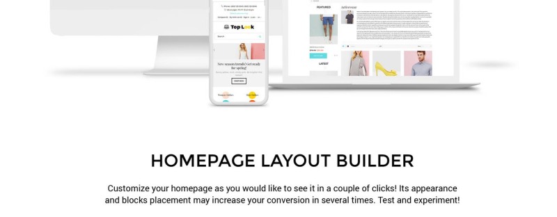Top Look - Mode & skönhet Kreativ OpenCart-mall - Features Image 2