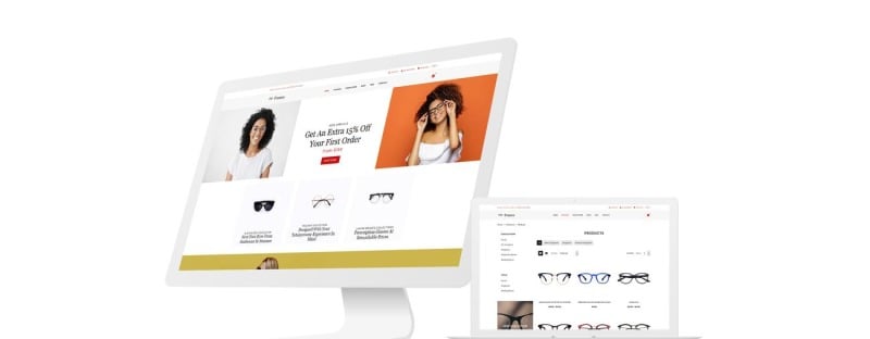 Frames - Glasses Store Clean Shopify Theme - Features Image 1