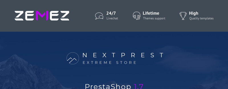 Nextprest - Extreme Store Clean Bootstrap Ecommerce PrestaShop Theme - Features Image 1