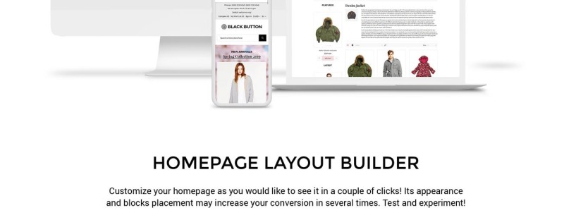 Black Button - Fashion Store Elegant OpenCart Template - Features Image 2