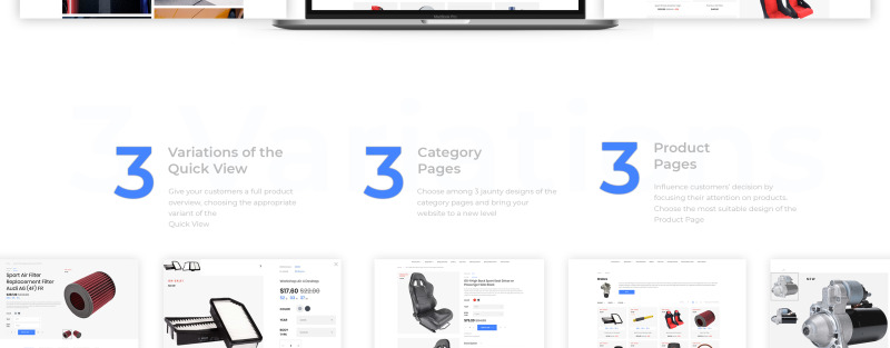 Nextprest - Spare Parts Store Clean Bootstrap Ecommerce Tema PrestaShop №78296 - Features Image 8