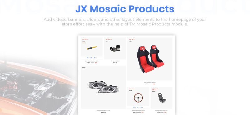 Nextprest - Spare Parts Store Clean Bootstrap Ecommerce Tema PrestaShop №78296 - Features Image 12