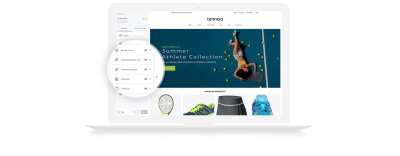 Tennisa - Tennis Store Clean Shopify Theme - Features Image 5