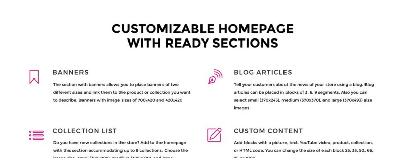 BLS - Lingerie E-commerce Clean Shopify Theme - Features Image 7