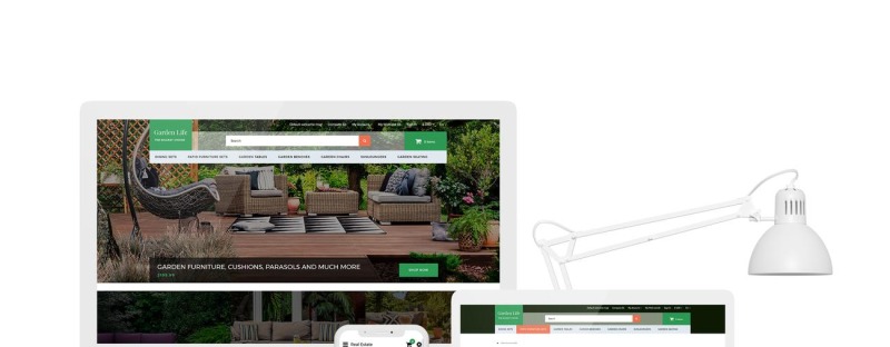 Responsywny szablon OpenCart Garden Life - Garden Design eCommerce Modern OpenCart Template #79034 - Obrazek wyróżniający {numer}