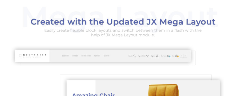 Nextprest - Furniture Store Clean Bootstrap Ecommerce PrestaShop Theme - Features Image 4