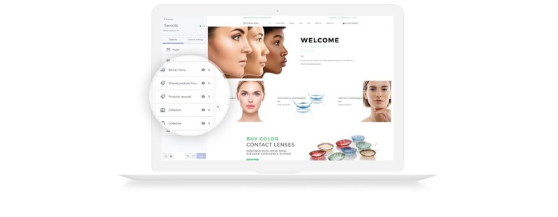 Contact Lenses Store - Optometrists Clean Shopify Theme - Features Image 5