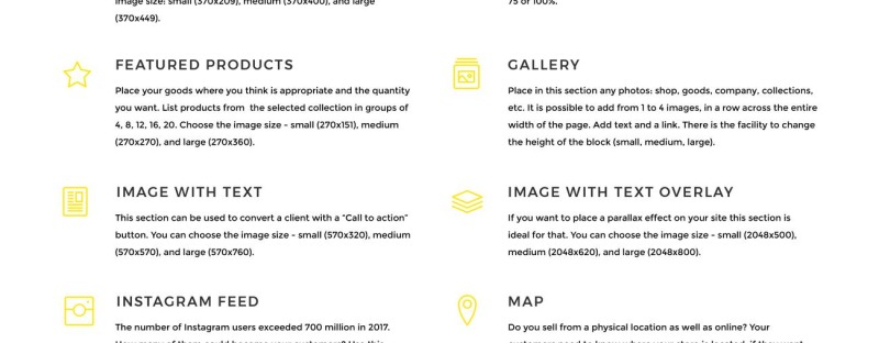 nWear - Tema de Shopify limpio de varias páginas para moda y ropa para niños - Imagen de características 8