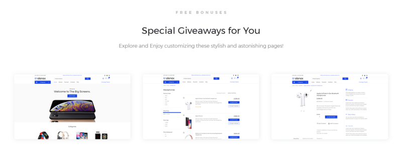 Elenex - Gadgets ECommerce Classic Elementor WooCommerce Theme - Features Image 2