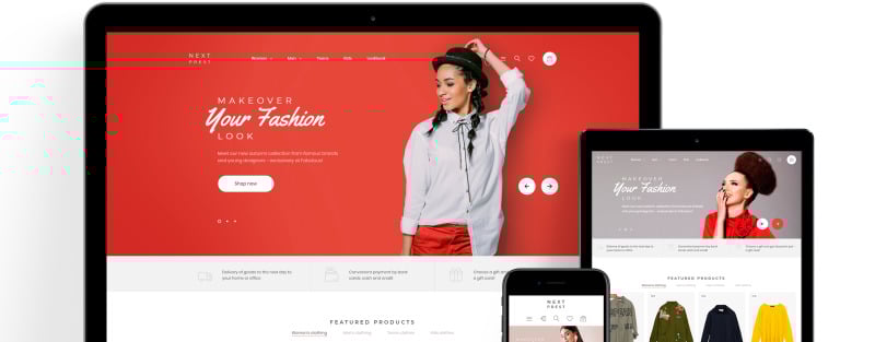 Nextprest - Tema de PrestaShop de comercio electrónico con Bootstrap limpio y gratuito - Características Imagen 3