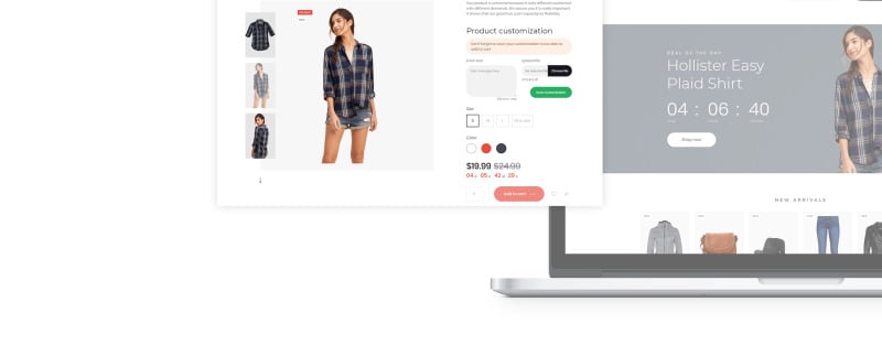 Nextprest - Tema de PrestaShop de comercio electrónico con Bootstrap limpio y gratuito - Características Imagen 8