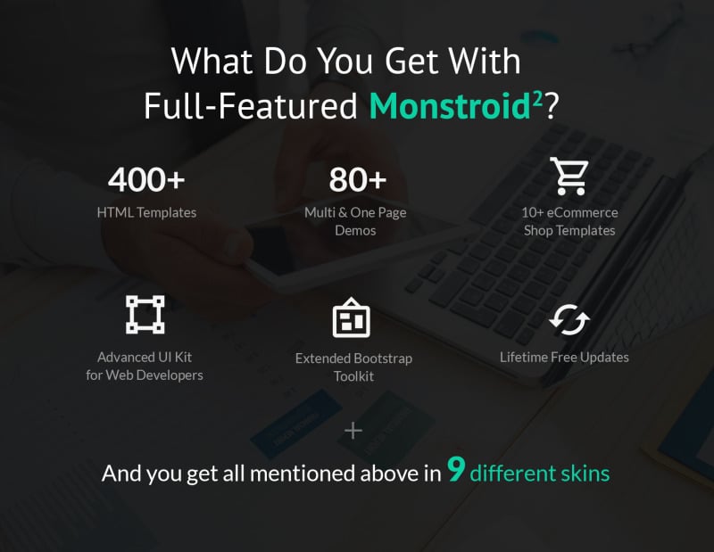 Monstroid2 - Free version HTML Website Template - Features Image 6