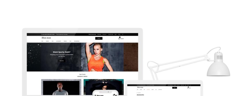 iRon Man - Sports Store eCommerce Modern OpenCart Template - Features Image 1