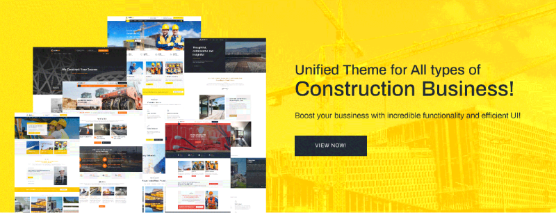 BuildWall Lite - Tema WordPress Elementor da empresa de construção Tema WordPress - Features Image 1
