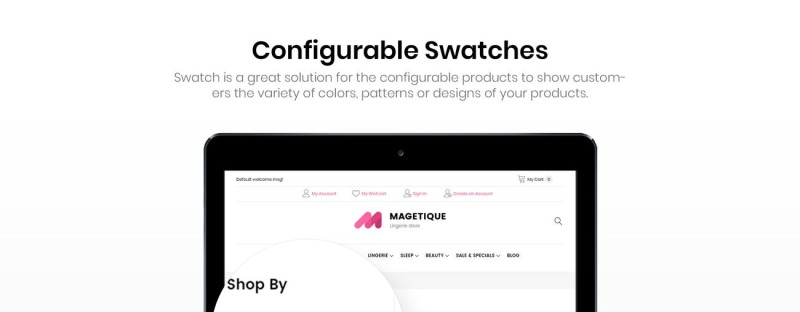 Magetique Lingerie - eCommerce GRATUIT Thème Magento 2 Thème Magento - Caractéristiques de l’image 9