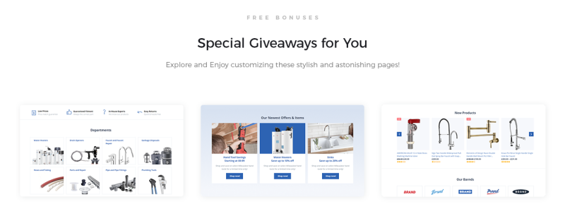 Tema WooCommerce Comper - Plumbing ECommerce Classic Elementor #79791 - Imagen de características 2