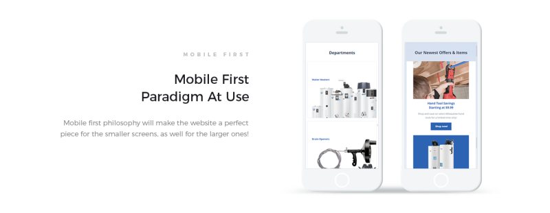 Tema WooCommerce Comper - Plumbing ECommerce Classic Elementor #79791 - Imagen de características 5