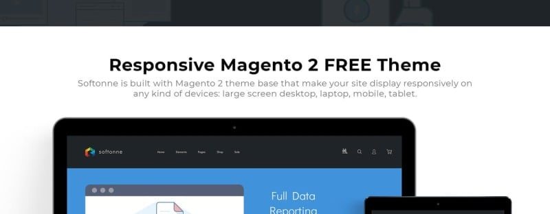Softonne - Thème Magento simple pour l'électronique gratuite - Caractéristiques de l’image 2