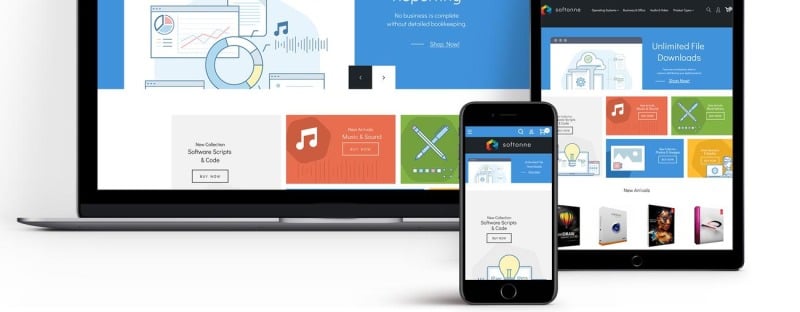 Softonne - Thème Magento simple pour l'électronique gratuite - Caractéristiques de l’image 3