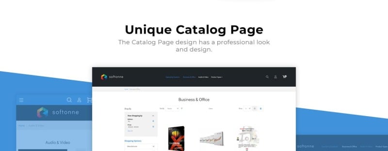 Softonne - Thème Magento simple pour l'électronique gratuite - Caractéristiques de l’image 4