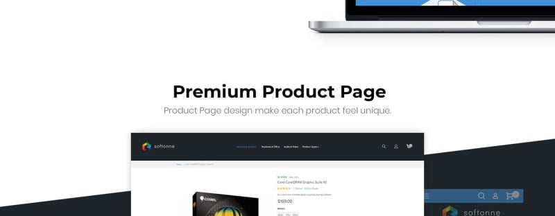 Softonne - Thème Magento simple pour l'électronique gratuite - Caractéristiques de l’image 7