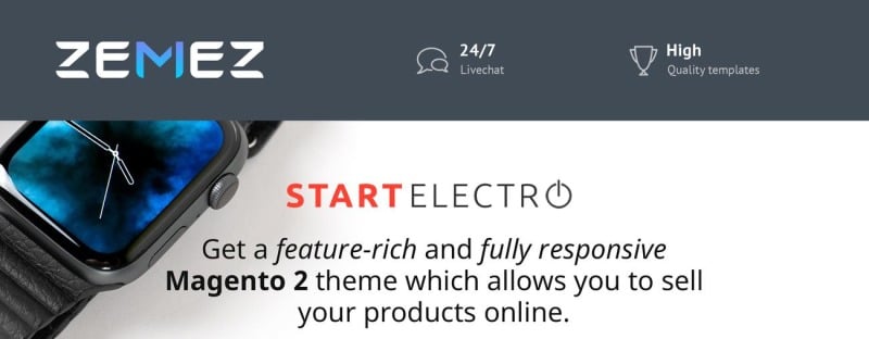 StartElectro – ZDARMA téma eCommerce Magento - Features Image 1