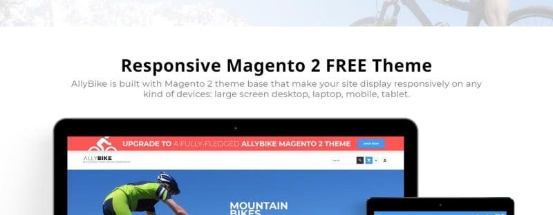 AllyBike - FREE Sports eCommerce Magento Theme - Features Image 2