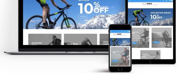 AllyBike - FREE Sports eCommerce Magento Theme - Features Image 3