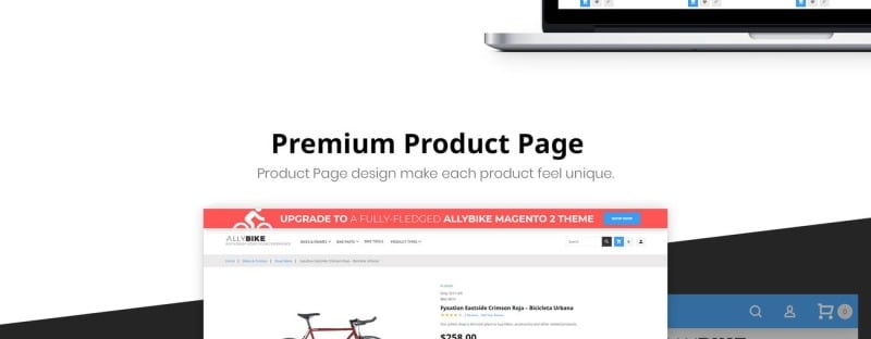 AllyBike - FREE Sports eCommerce Magento Theme - Features Image 7