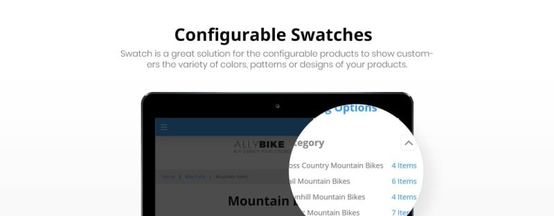AllyBike - FREE Sports eCommerce Magento Theme - Features Image 9