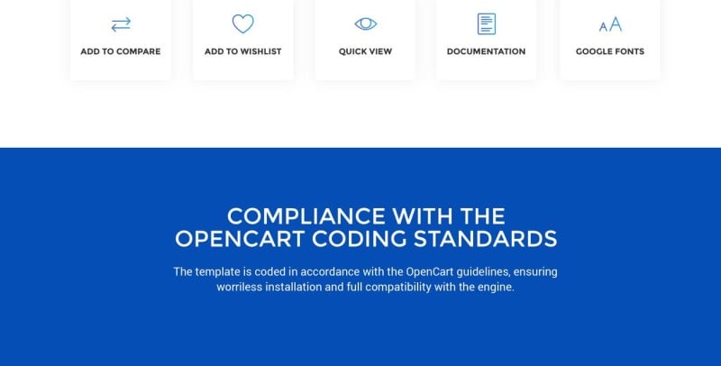 StoreFlex - Car Parts eCommerce Clean Free OpenCart Template - Features Image 6