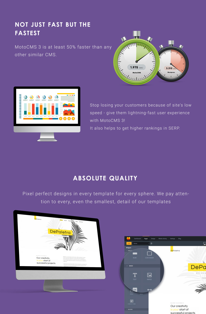 DePaletra - Design Studio Moto CMS 3 Template - Features Image 4