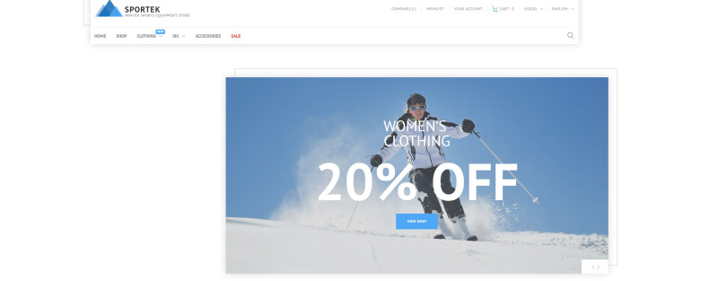 Sportek - Winter Sports Equipment Store Free PrestaShop Theme - Features Image 5