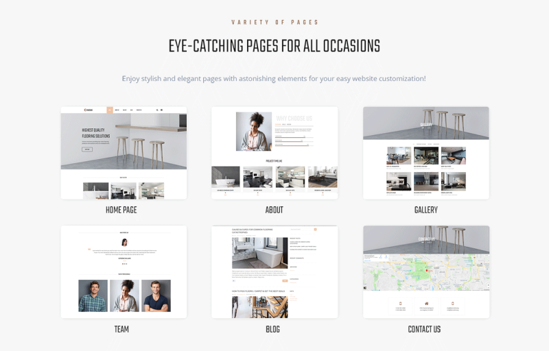 Coverur - Flooring Company Multipurpose Minimal Elementor WordPress Theme - Features Image 2