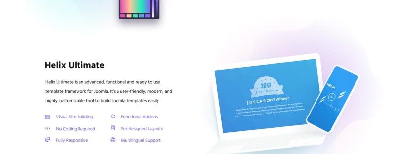 Joomix - Multipurpose Modern Joomla Template - Features Image 3