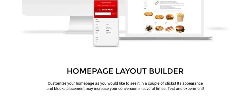 Good Meal - Многостраничный креативный шаблон OpenCart для продовольственного магазина - Изображения фич 2