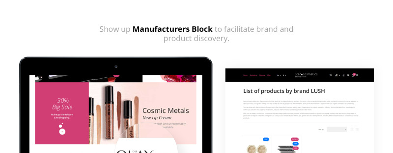 Star Cosmetics - Beauty Store Ecommerce Bootstrap Clean PrestaShop Theme - Features Image 11