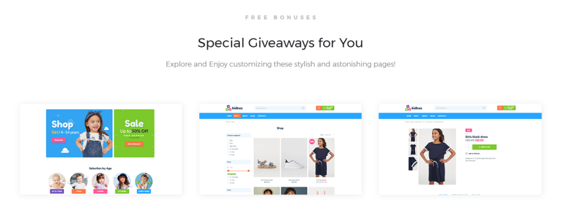 Kidbaz - Kids Stuff ECommerce Modern Elementor WooCommerce Theme - Features Image 2