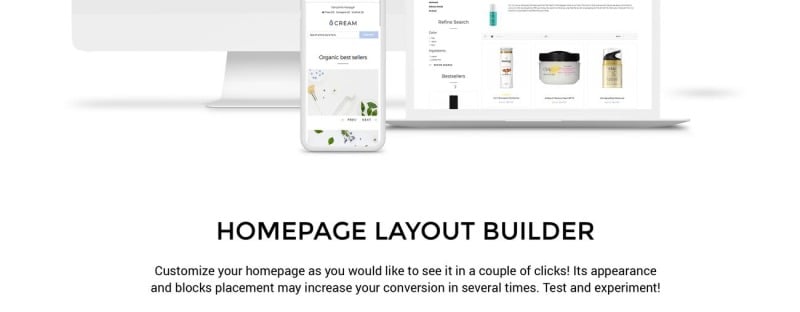 Cream - Beauty Supply eCommerce Clean OpenCart Template - Features Image 2