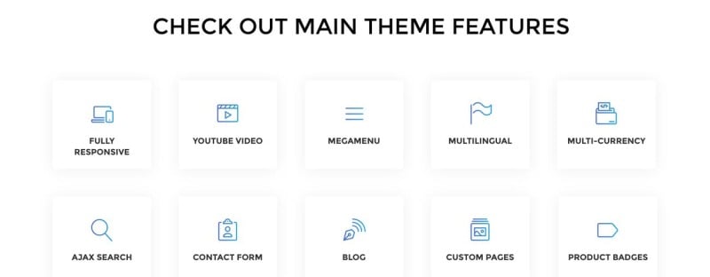 Cream - Beauty Supply eCommerce Clean OpenCart Template - Features Image 5