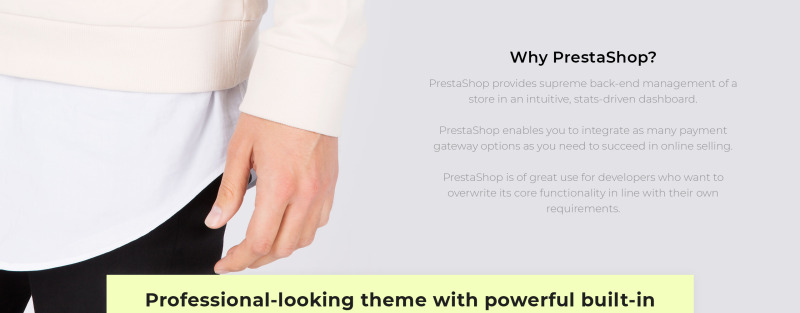 StyleLoft - Магазин футболок Магазин електронної комерції Bootstrap Clean PrestaShop Theme - Features Image 2