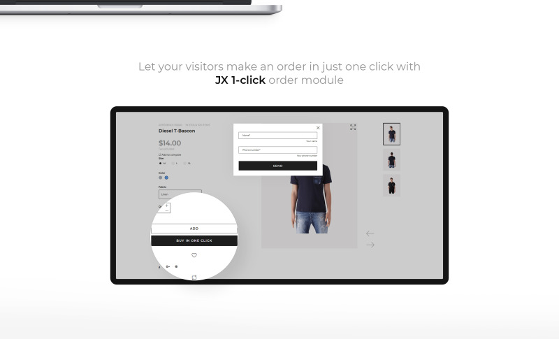 StyleLoft - Магазин футболок Магазин електронної комерції Bootstrap Clean PrestaShop Theme - Features Image 8