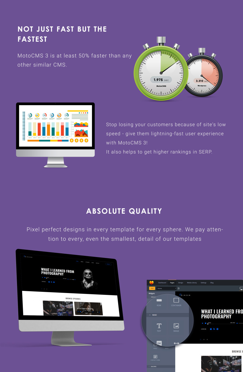 Tema Moto CMS 3 #85266 Singum - Podcaster - Immagine Caratteristiche 4