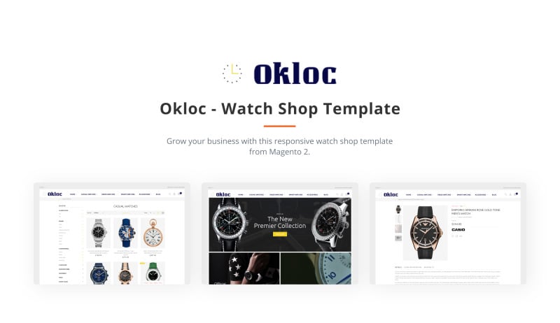 Okloc - Tema Magento del negozio di orologi - Caratteristiche Immagine 3