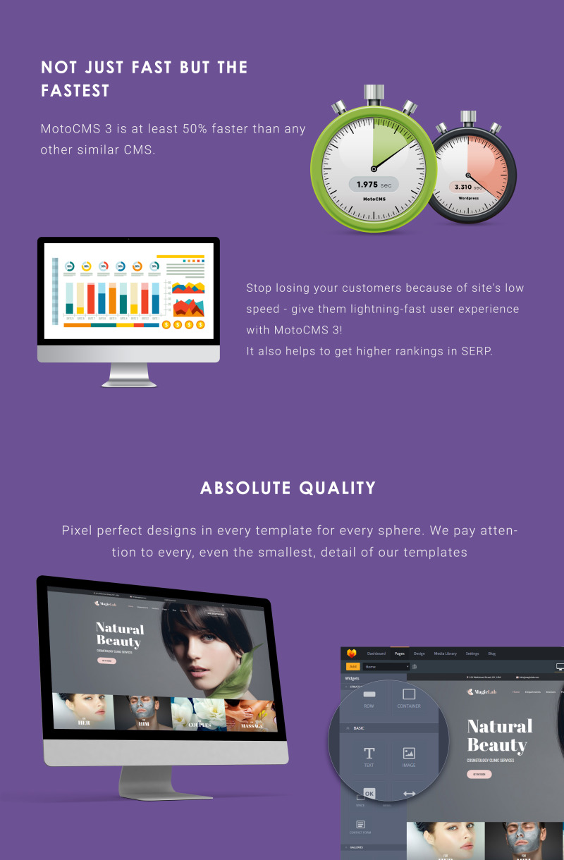 MagieLab - Cosmetic Clinic Moto CMS 3 Template - Features Image 4