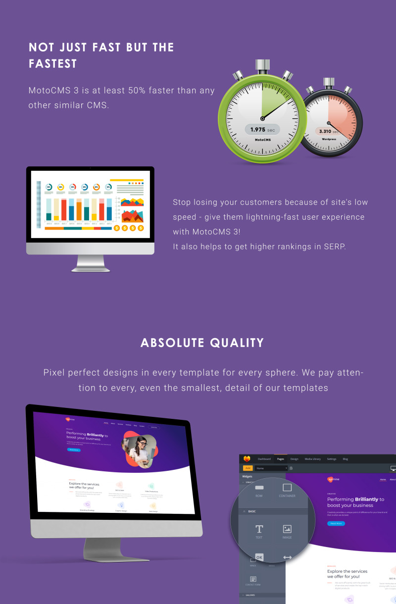 Upmine - Plantilla Moto CMS 3 de Agencia Digital Corporativa - Imagen de características 4