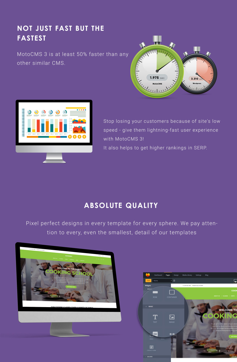 Cooking - Culinary School Moto CMS 3 Template - Features Image 4